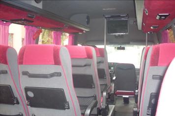 Minibuses with 9, 15, 17, 20 seats